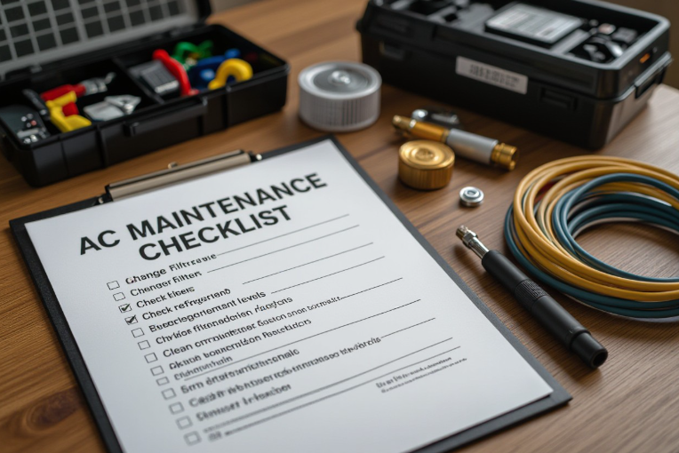 ac-maintenance-checklist -for-la-marque-homeowners