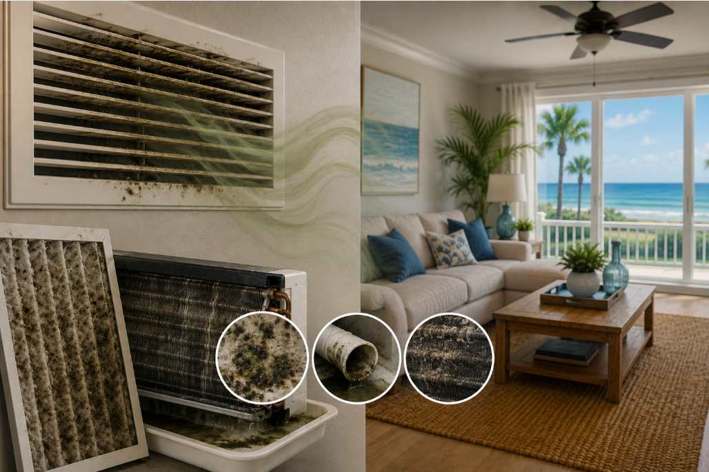 why-ac-smells-musty-galveston-homes